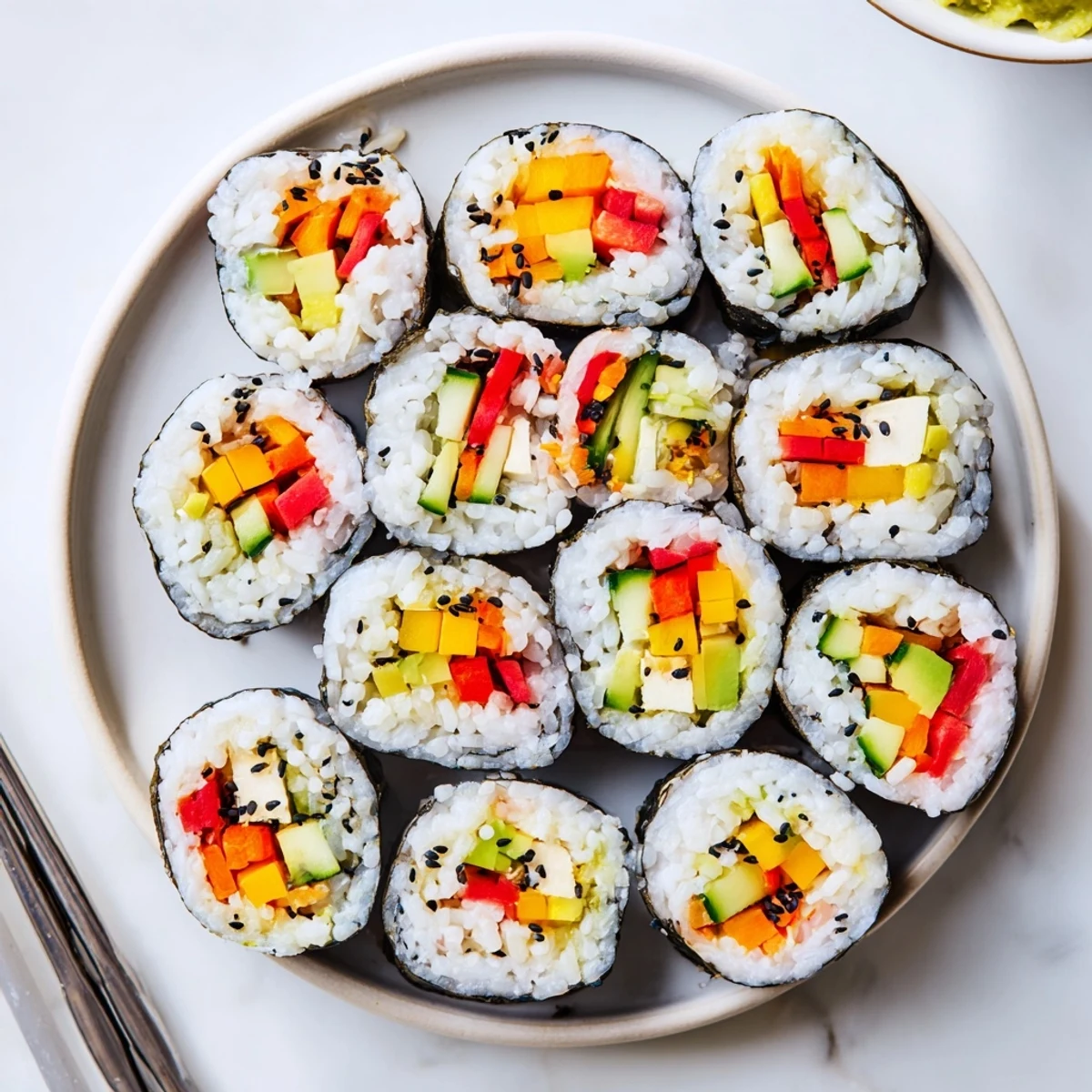 Festive Holiday Snack Sushi Rolls