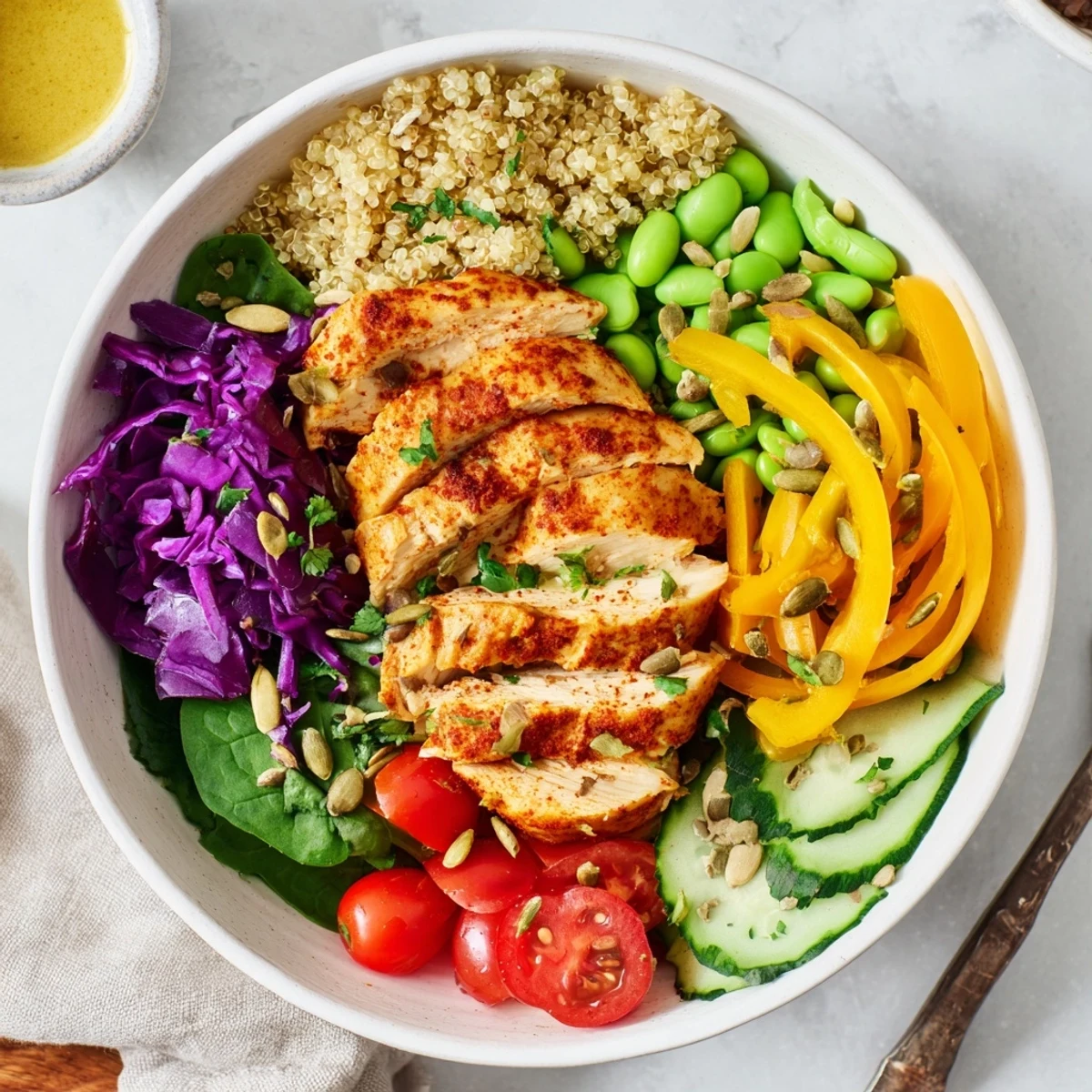 Healthy Meal-Prep Colour Layers