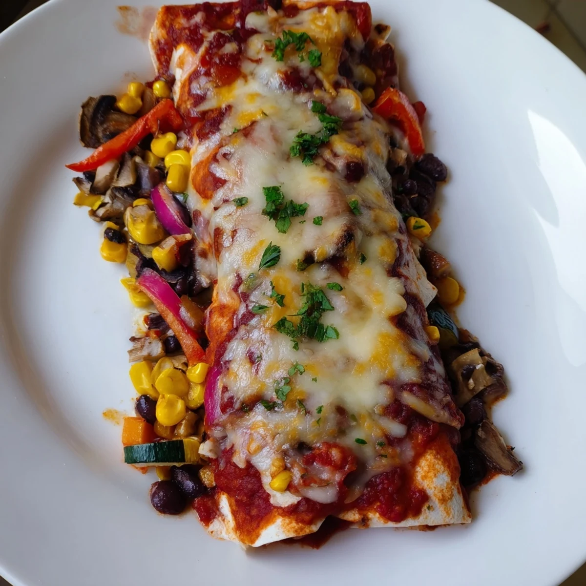 Farmers Market Vegetarian Enchiladas