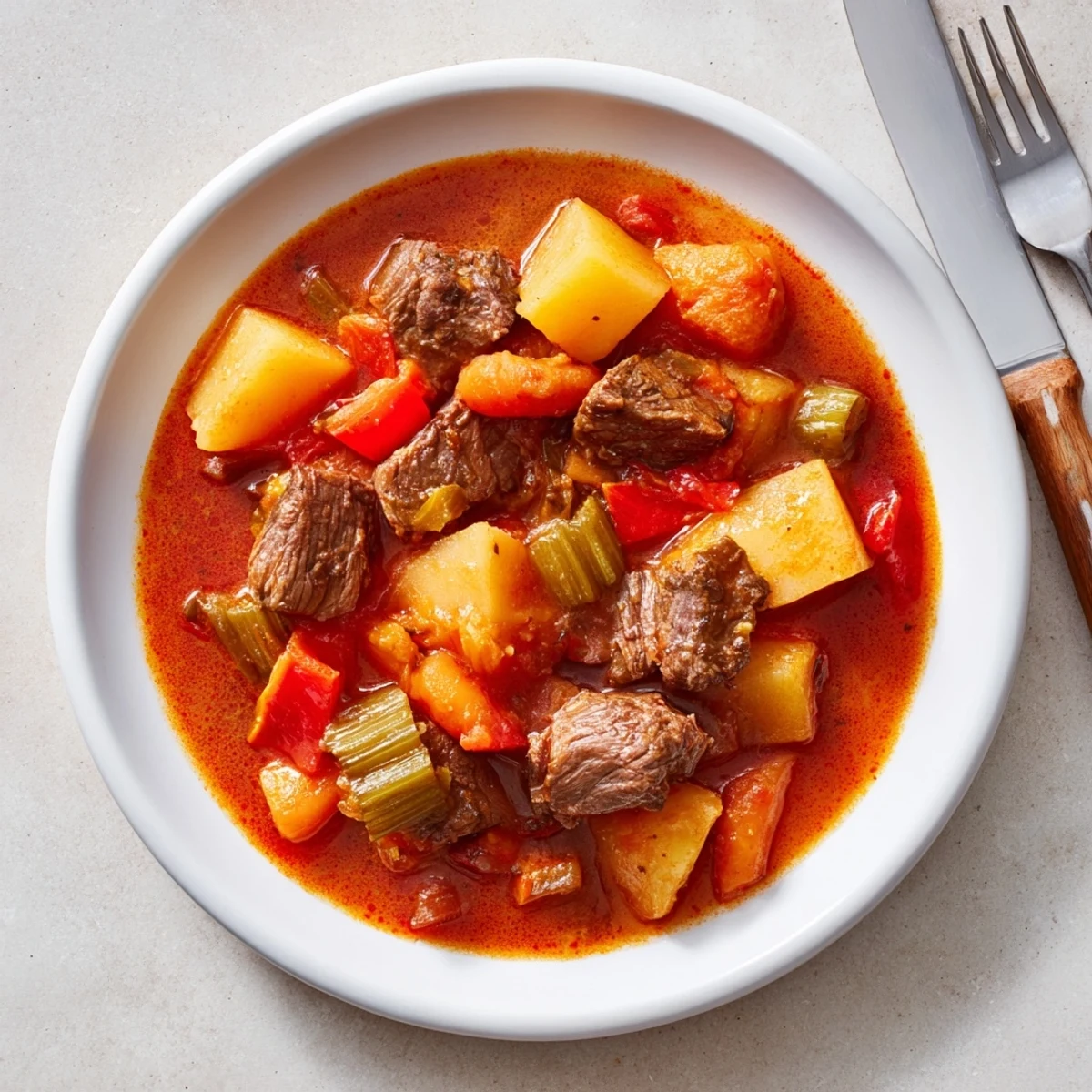 Smoked Paprika Garlic Beef