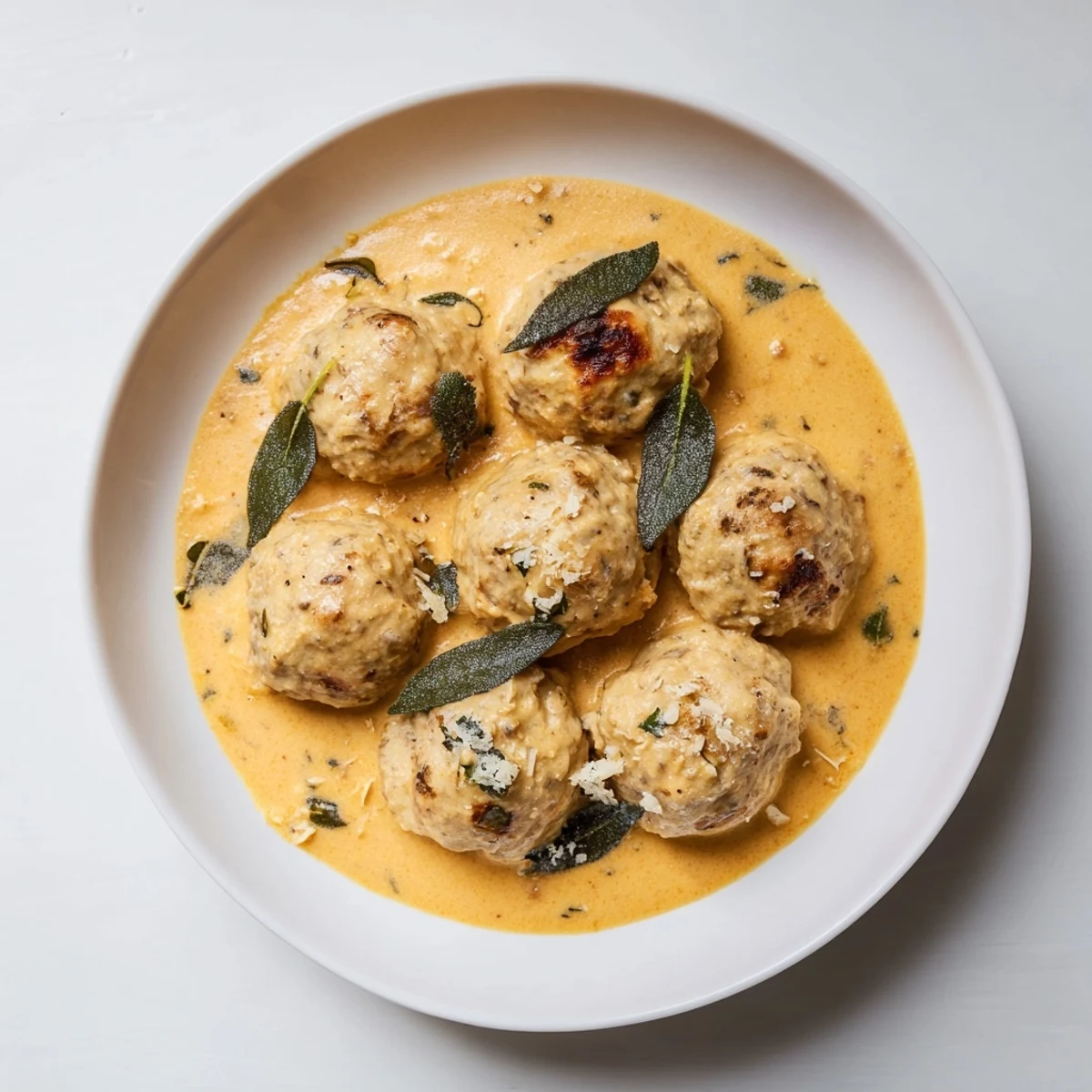 Easy Turkey Meatballs Pumpkin Sage