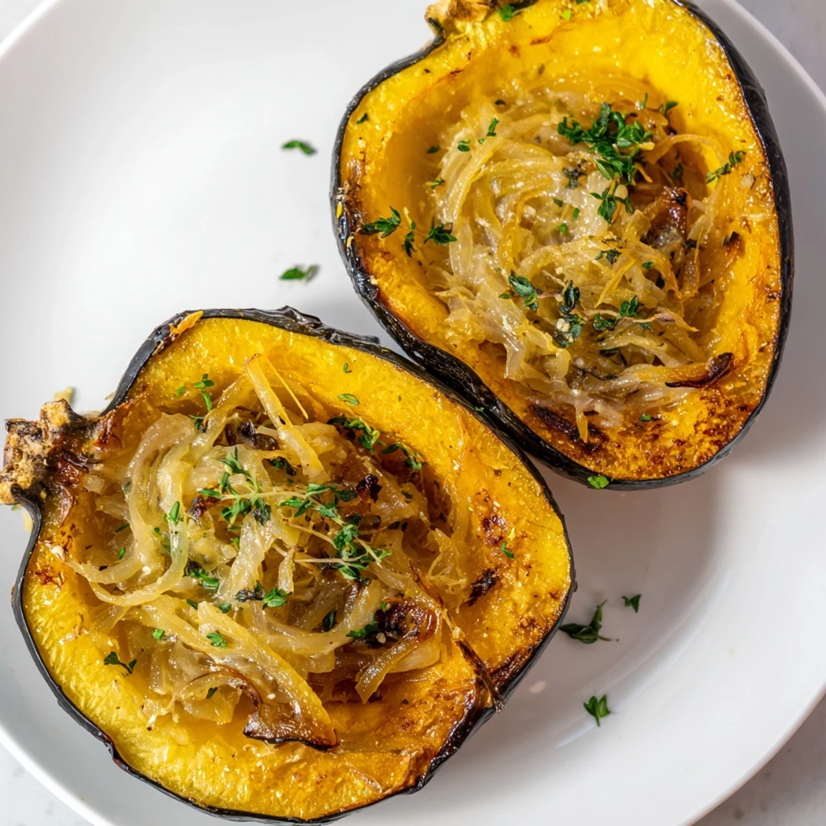 Caramelized Onion Gruyere Squash