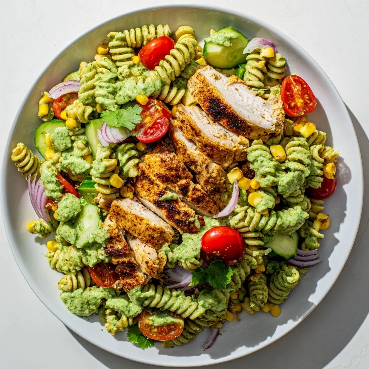 Peruvian Aji Verde Chicken Salad