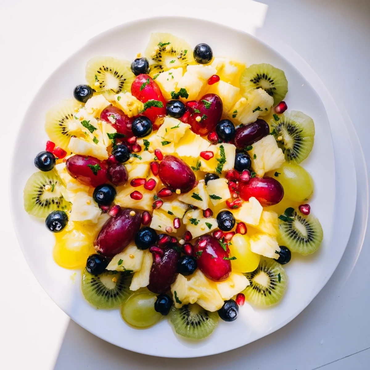 Enjoy the refreshing taste of this colorful Three Kings Royal Fruit Platter, perfect for a festive treat.