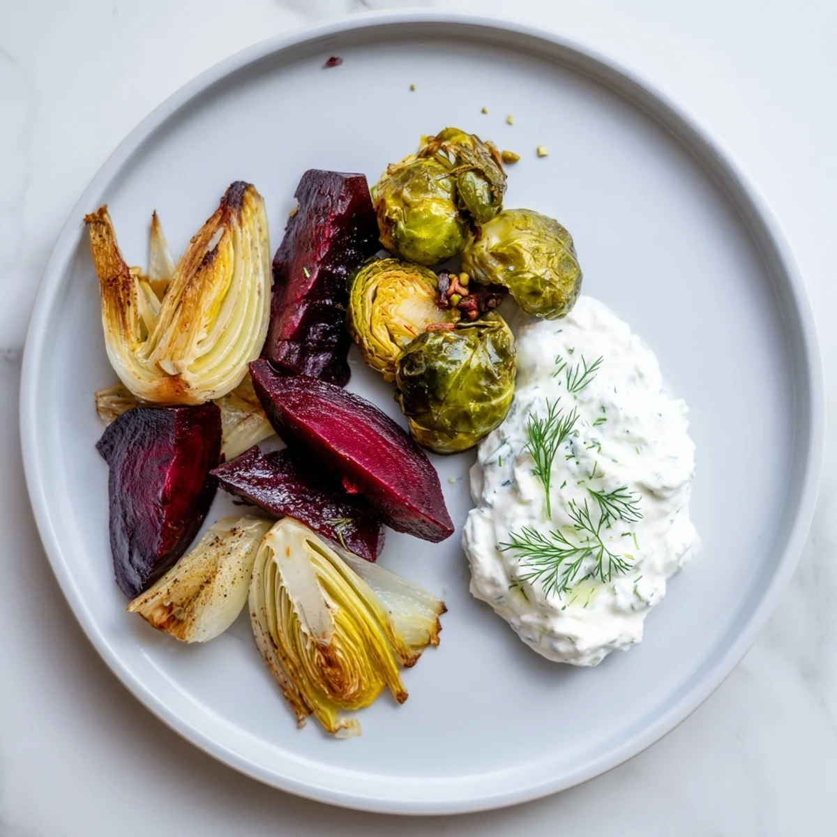 This festive Pine Forest Winter Mezze Board offers a delicious Mediterranean-inspired sharing platter for any event.