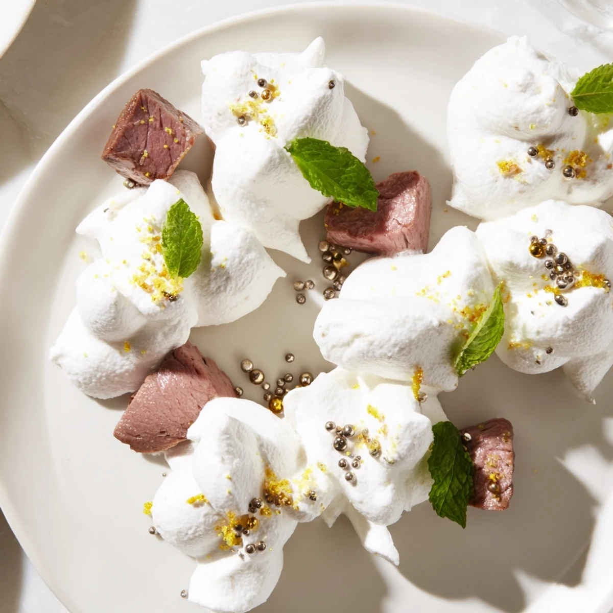 A beautifully arranged Fluffy Clouds Lamb Baby Shower Board with various colorful dips and snacks.