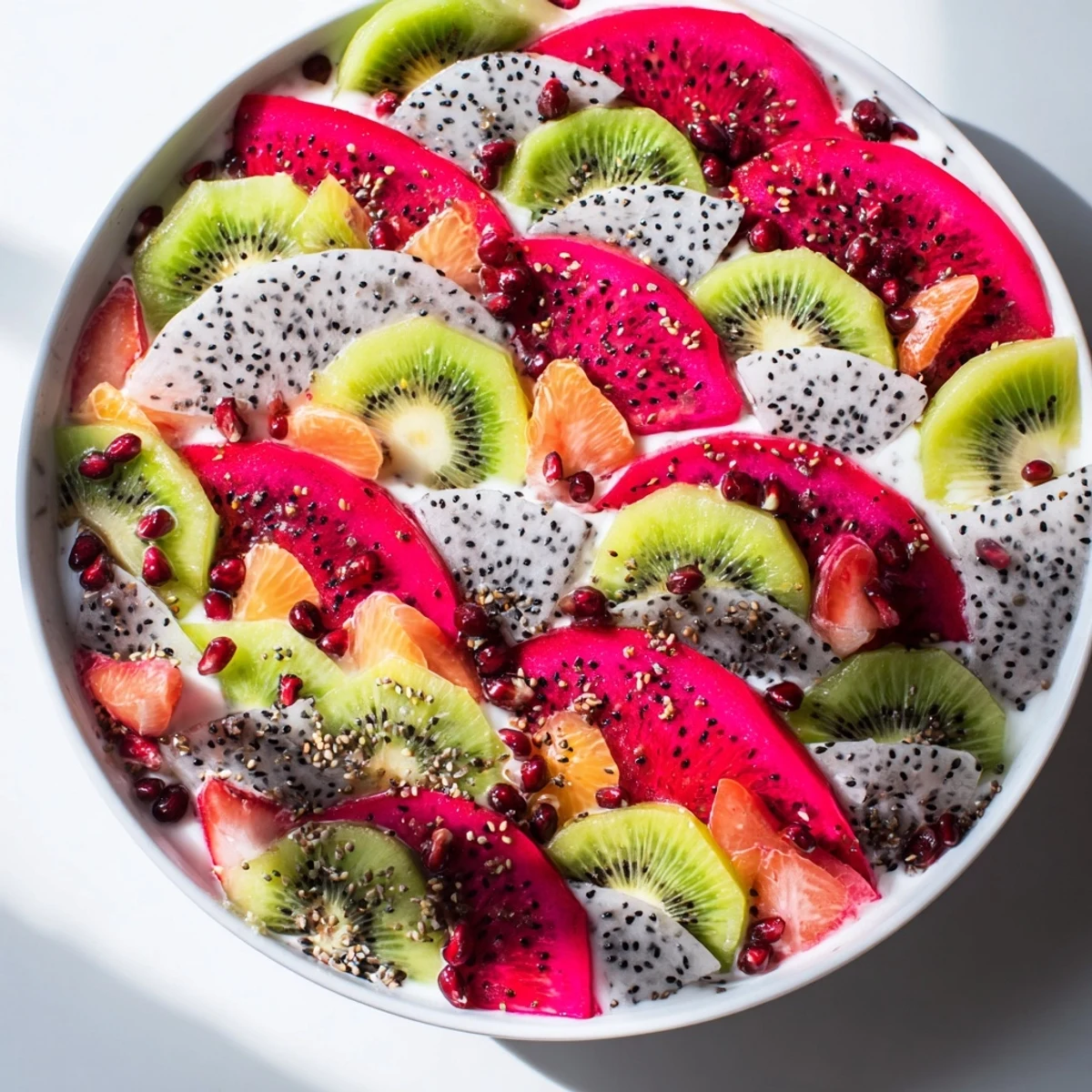 Dragon Scales Fruit and Dip Board features a colorful array of fresh fruit ready for dipping and enjoying.