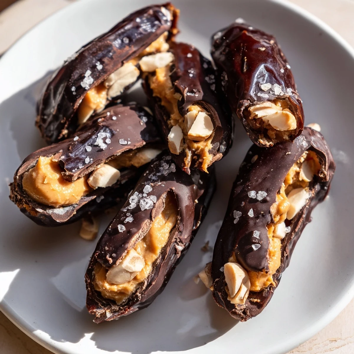 Indulge in these homemade Chocolate Date Snickers, a decadent dessert that's both healthy and delicious.