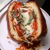 Air Fryer Margherita Cheese