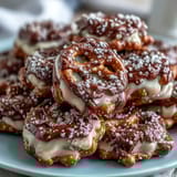 St. Patricks Shamrock Pretzel Bites