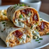 Buffalo Chicken Cheese Pinwheels