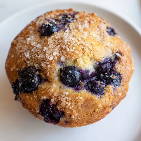 Golden Budget Christmas Blueberry Muffins, perfect for a festive breakfast, with juicy blueberry bursts.