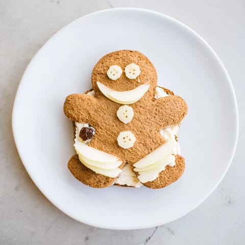 Gingerbread Man Sandwiches Fun