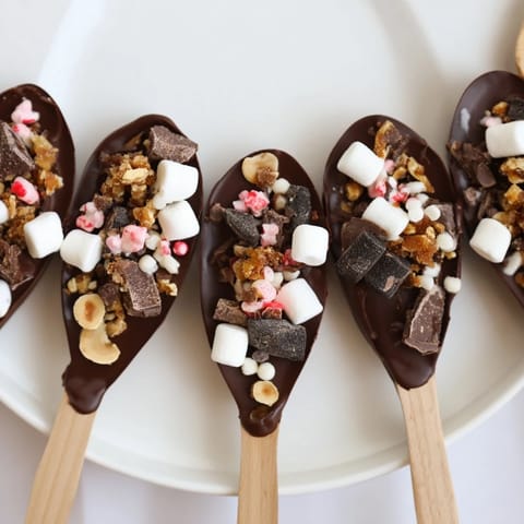 Hot Chocolate Spoon Toppings
