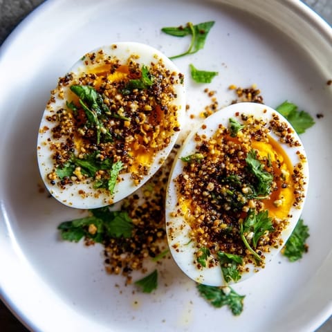 Dukkah Spiced Eggs