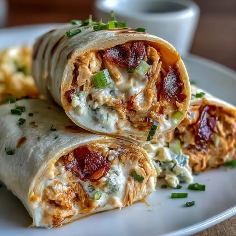 Buffalo Chicken Cheese Pinwheels