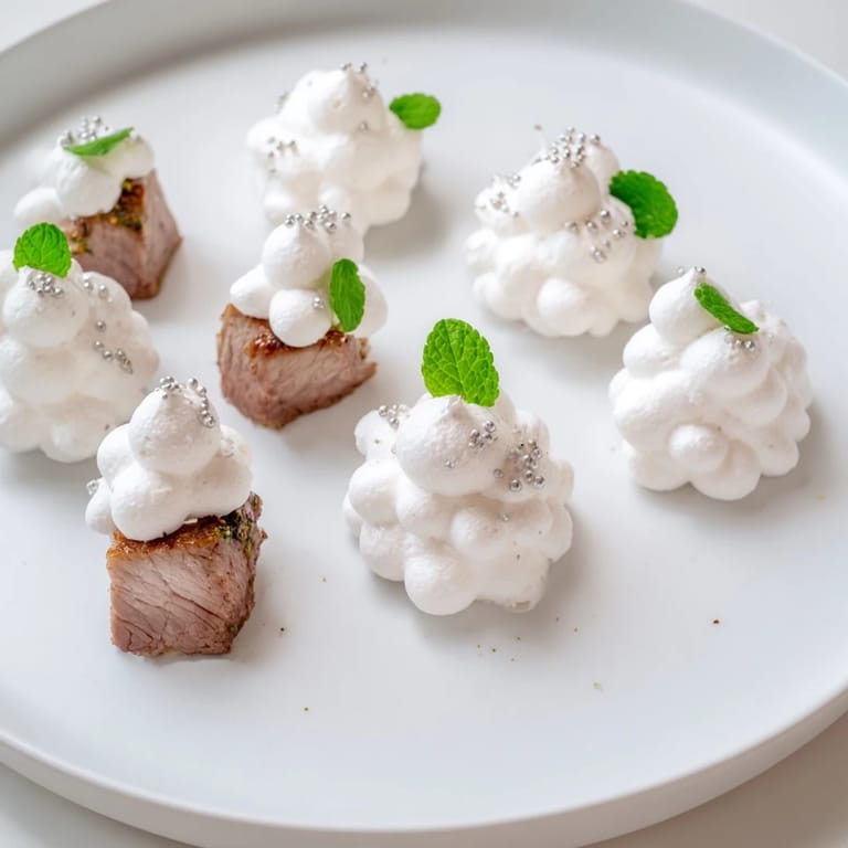 This captivating Fluffy Clouds Lamb Baby Shower Board features tender lamb bites and creamy, fluffy cheese clouds.