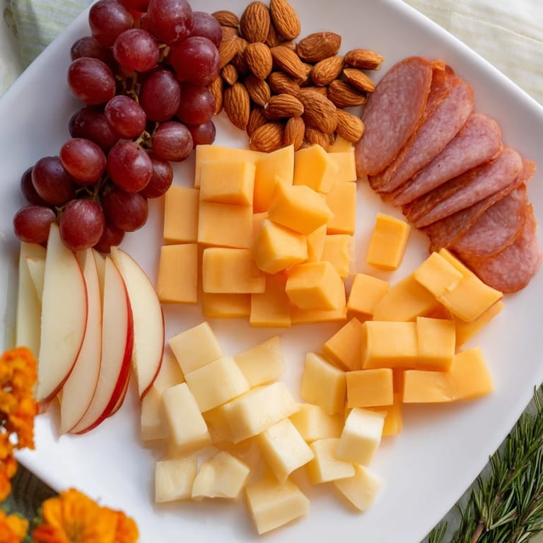A visually stunning Rock Star Guitar Platter with layers of delicious cured meats and cheeses.